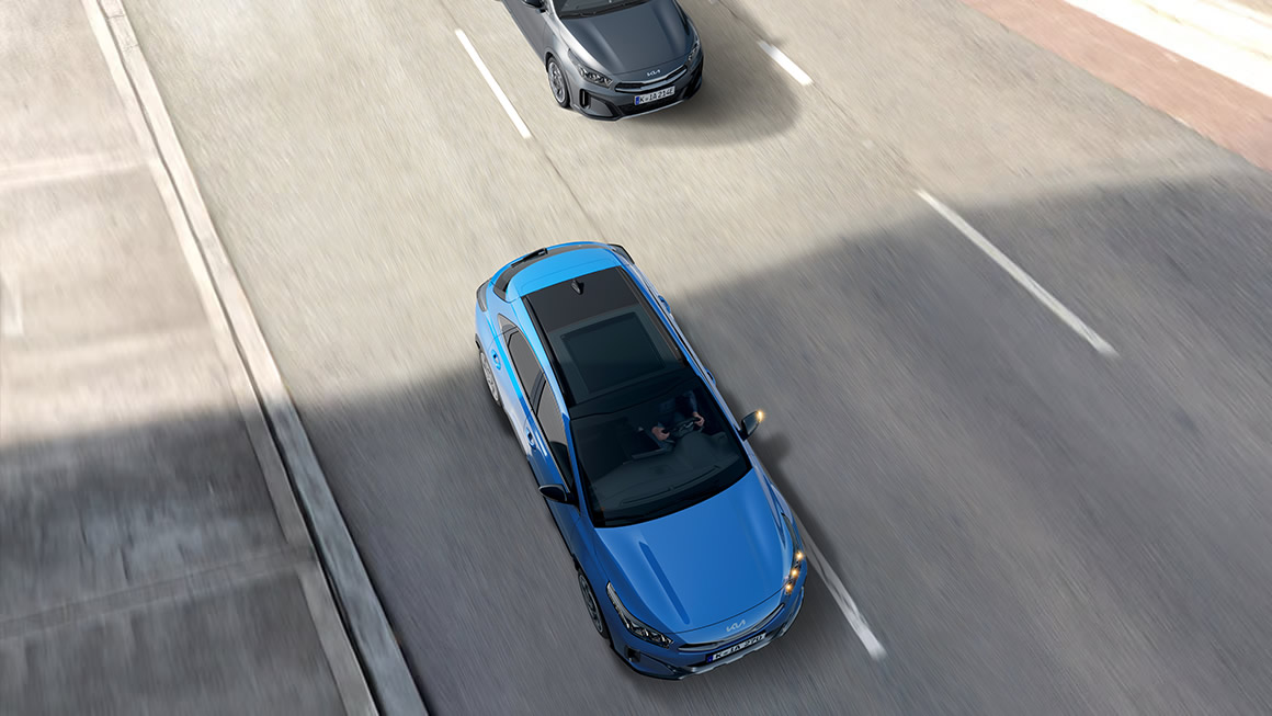 CGI-Visual für Aktiver Totwinkelassistent (BCA)