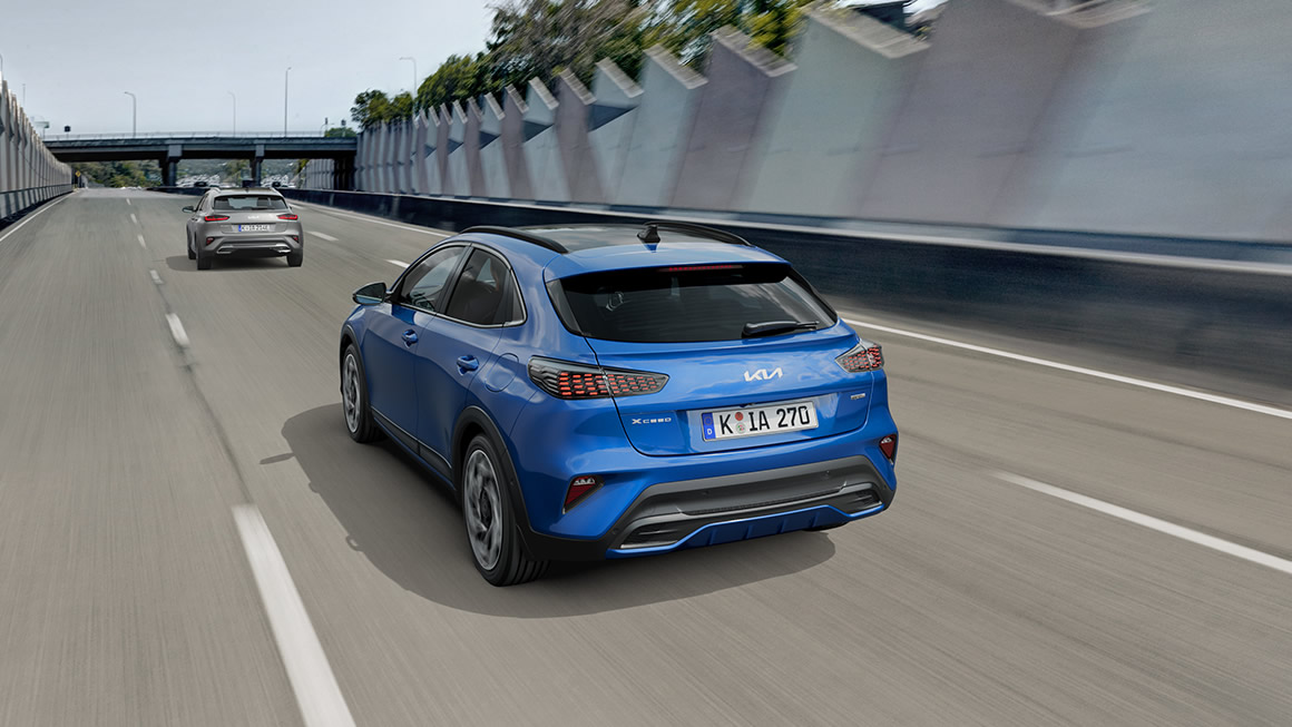 CGI-Visual für Geschwindigkeitsregelanlage