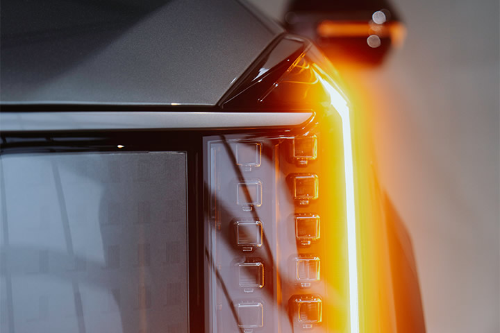 Kia EV9 GT, Aussenansicht, Rücklicht