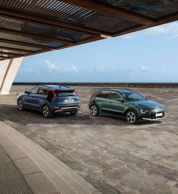 Der Kia Niro EV und Kia Niro HEV