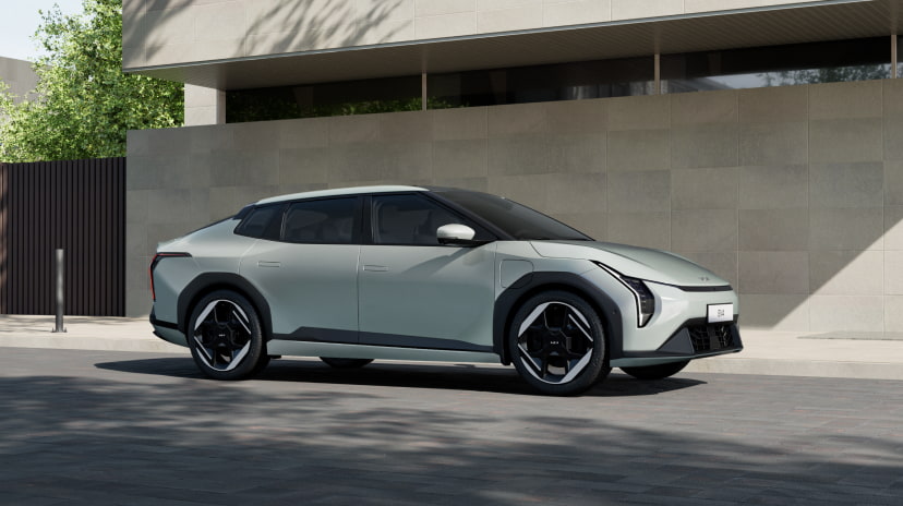 Der Kia EV4 Fastback - Seitenansicht