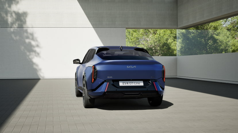 Der Kia EV4 Fastback GT-line - Heckansicht